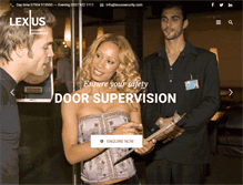 Tablet Screenshot of lexussecurity.com